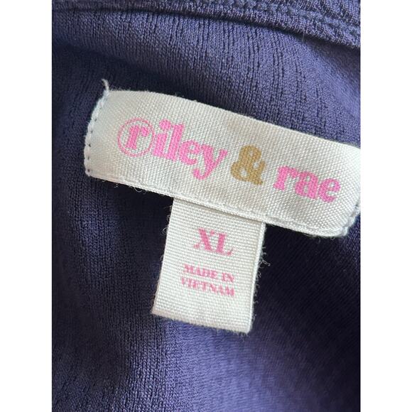 Women’s Riley & Rae Navy Blouse XL - Picture 3 of 5